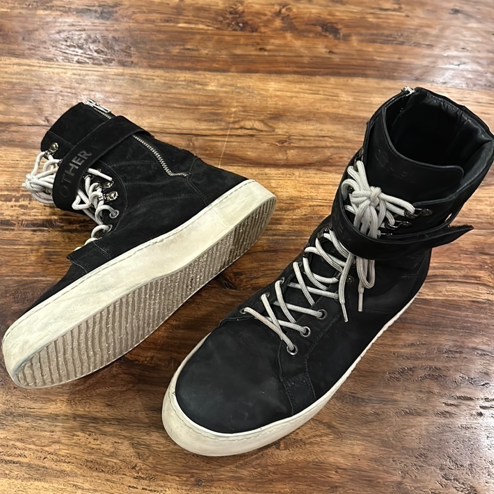 OTHER black Suede Leather Boot EU44